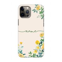 Gele bloemen: Volledig geprint iPhone 12 Hoesje
