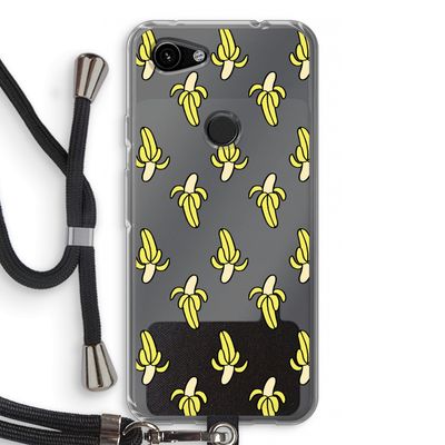Bananas: Pixel 3a Transparant Hoesje met koord