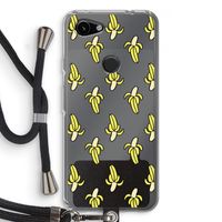 Bananas: Pixel 3a Transparant Hoesje met koord