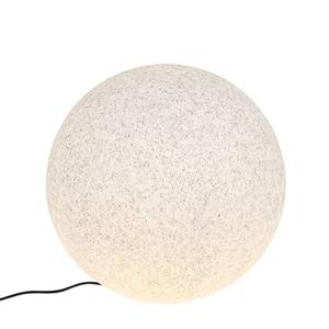 QAZQA Moderne buitenlamp grijs 56 cm IP65 - Nura