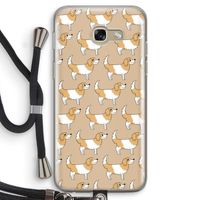 Doggy: Samsung Galaxy A5 (2017) Transparant Hoesje met koord