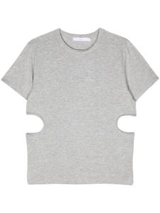 IRO t-shirt Bonnie à découpes - Gris