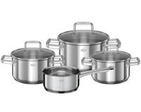 Rosle Pannenset Moments - Kookpannen + Deksels & Steelpan - 4 Delig