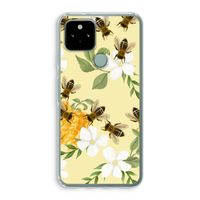 No flowers without bees: Google Pixel 5 Transparant Hoesje