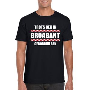 Trots Dek In Broabant Geborruh Ben heren T-shirt zwart