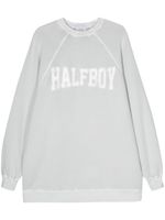 Halfboy sweat en coton à logo imprimé - Bleu - thumbnail