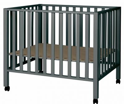 Pericles babybox Amy met wielen 98 x 78 cm grijs