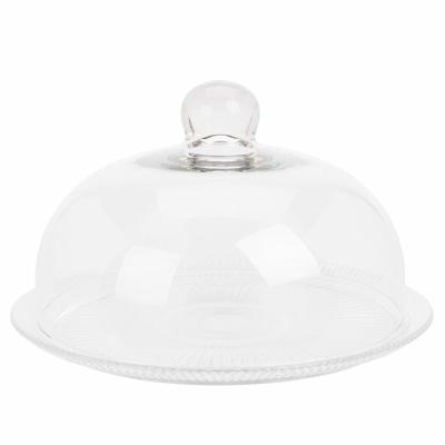 Excellent Houseware Stolp taartplateau - glas - 30 cm - serveerschaal