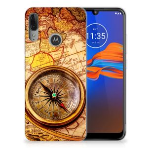 Motorola Moto E6 Plus Siliconen Back Cover Kompas