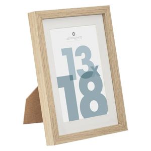 Fotolijstje voor een foto van 13 x 18 cm - naturel - foto frame Manu - modern/strak ontwerp