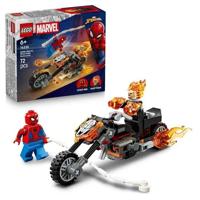 LEGO | Marvel 76335 Spider-Man en zijn motor tegen Ghost Rider - Speelgoed voor jongens en meisjes vanaf 6 jaar