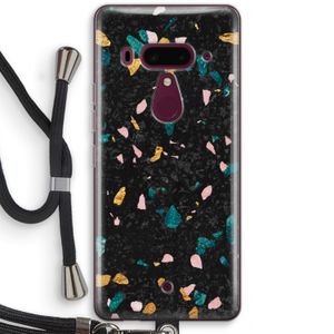 Terrazzo N°10: HTC U12+ Transparant Hoesje met koord