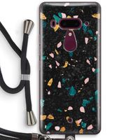 Terrazzo N°10: HTC U12+ Transparant Hoesje met koord