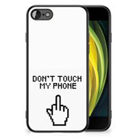 iPhone SE 2022 | SE 2020 | 7/8 | Telefoon Hoesje | Finger Don&apos;t Touch My Phone