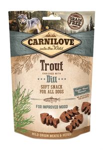 Carnilove Soft snack forel / dille