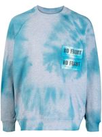 Stain Shade x Hiroshi Fujiwara sweat à effet tie-dye - Bleu