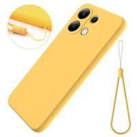 Xiaomi Redmi Note 13 4G Liquid Siliconen Hoesje - Geel