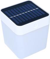 Grundig solar lamp tuinverlichting op zonne energie wit/oranje/blauw/groen licht tot 8 uur licht