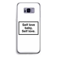 Self love: Samsung Galaxy S8 Plus Transparant Hoesje