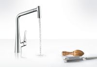 Hansgrohe Metris Keukenkraan Met Uittrekbare Vuistdouche Chroom - thumbnail