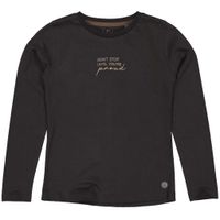 LEVV Meisjes shirt - Fanou - Raaf grijs