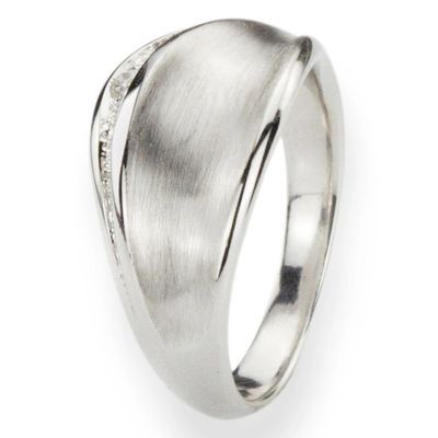 YO DESIGN T1008 Ring Radius zilver-zirconia Maat 19