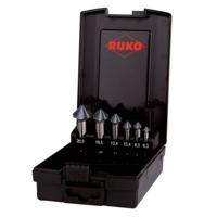 RUKO ULTIMATECUT 4S 102890PRO Kegelverzinkboorset 6-delig 6.30 mm, 8.30 mm, 10.40 mm, 12.40 mm, 16.50 mm, 20.50 mm HSS Cilinderschacht 1 set(s) - thumbnail