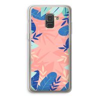 Tropisch: Samsung Galaxy A8 (2018) Transparant Hoesje