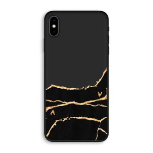 Gouden marmer: iPhone XS Max Biologisch afbreekbaar hoesje