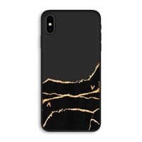 Gouden marmer: iPhone XS Max Biologisch afbreekbaar hoesje