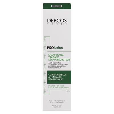 Vichy Dercos PSOlution Keratoreducerende Shampoo 200 ml | Voor Gevoelige Hoofdhuid