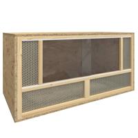 VidaXL Terrarium 80x40x40 cm bewerkt hout