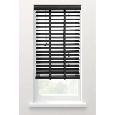 Leen Bakker - Fenstr Jaloezie 50 Mm Antraciet - 140x220 Cm - Hout - Grijs
