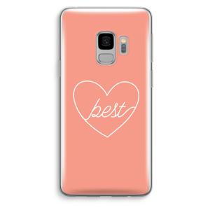 Best heart: Samsung Galaxy S9 Transparant Hoesje