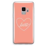 Best heart: Samsung Galaxy S9 Transparant Hoesje