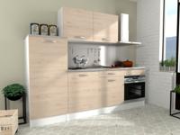 Complete keuken ECOTIC 240 cm jackson eik - thumbnail