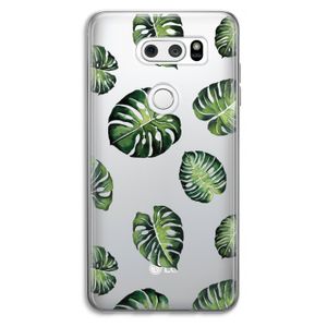 Tropische bladeren: LG V30 Transparant Hoesje