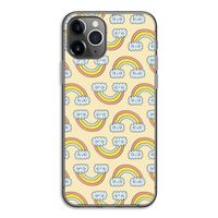 Regenboog: iPhone 11 Pro Transparant Hoesje Regenboog: iPhone 11 Pro Transparant Hoesje