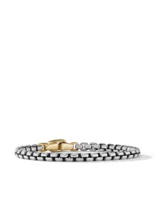 David Yurman bracelet Box Chain 5 mm en or 14ct - Argent