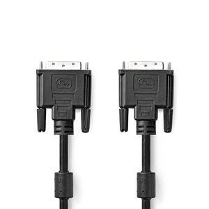 Nedis DVI-Kabel | DVI-D 24+1-Pins Male | DVI-D 24+1-Pins Male | 3 m | 1 stuks - CCGP32001BK30 CCGP32001BK30