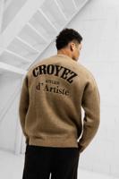 Croyez Gallery Knit Sweater Heren Beige - Maat S - Kleur: BeigeZwart | Soccerfanshop