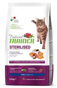 Natural trainer cat sterilised salmon (1,5 KG)