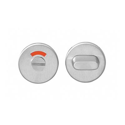 Intersteel Rozet met toilet-/badkamersluiting 5mm plat verdekt 53x5mm - RVS