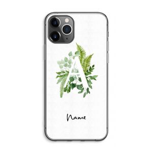 Green Brush: iPhone 11 Pro Max Transparant Hoesje