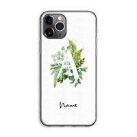 Green Brush: iPhone 11 Pro Max Transparant Hoesje