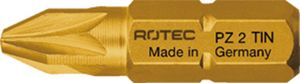 Rotec PRO Insertbit PZ 1 L=25mm C 6,3 TIN - 10 stuks - 8032001