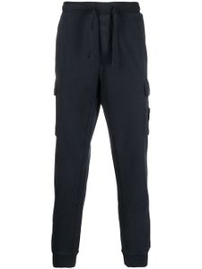 Stone Island pantalon de jogging à coupe fuselée - Bleu