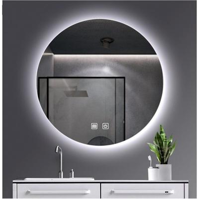 Badkamerspiegel Aloni Omega | 120 cm | Rond | Indirecte LED verlichting | Touch button | Met spiegelverwarming