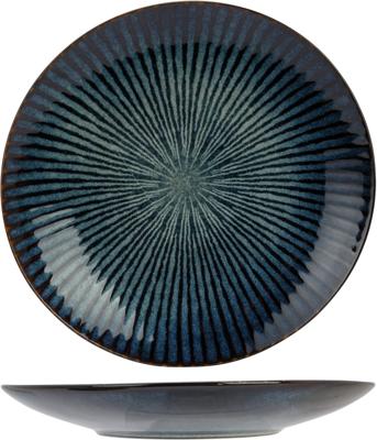 Cosy & Trendy Dinerborden Atlantis Stripe ø 27.5 cm - 4 Stuks