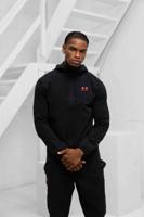 Under Armour Vibe Woven Jack Heren Zwart/Rood - Maat S - Kleur: RoodZwart | Soccerfanshop